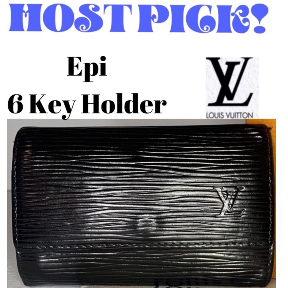 Louis Vuitton Vintage Epi 6 Key Holder/Case